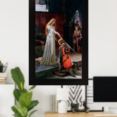 Poster L'accolade d'Edmund Blair Leighton (Bureau à domicile)