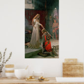 Poster L'Accolade d'Edmund Blair Leighton, c. 1901 (Cuisine)
