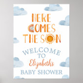Poster L'accueil du Baby shower Son (Devant)