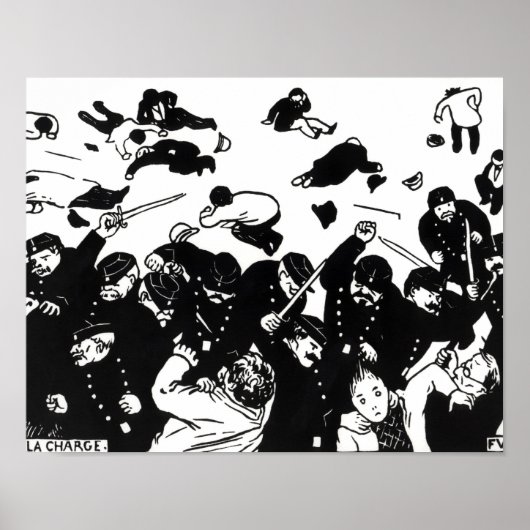 Poster L'accusation, 1893 (Devant)