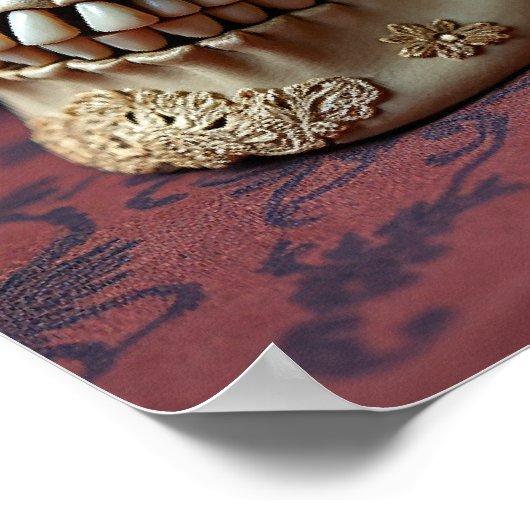 Poster Lace & Decay – A Victorian Gothic Skull (Coin)