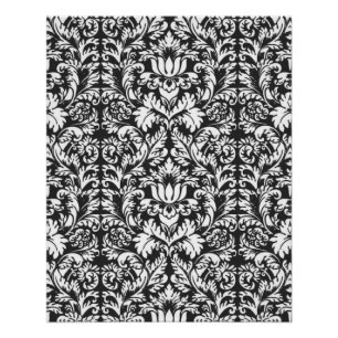 Poster Lace noir blanc Damas Brocade
