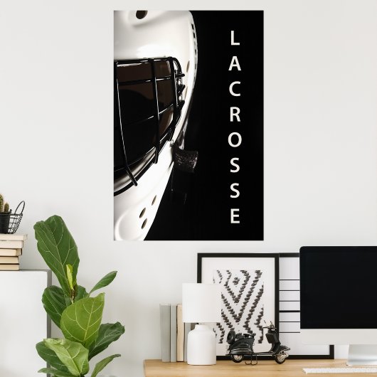Poster Lacrosse (Bureau à domicile)