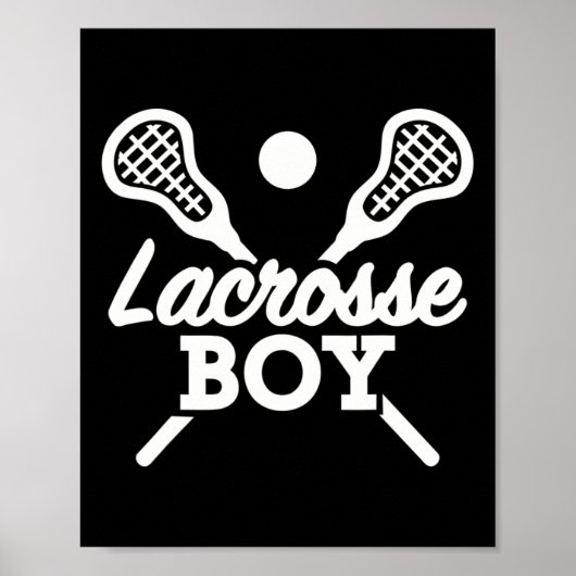 Poster Lacrosse Boy (Devant)