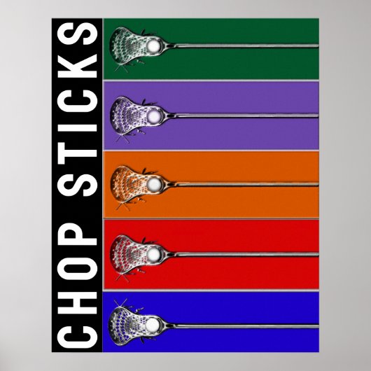 Poster Lacrosse Créatif (Devant)