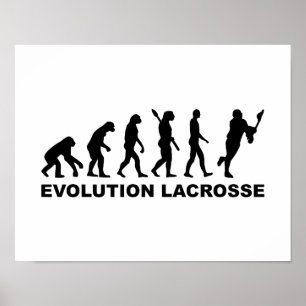 Poster Lacrosse d'évolution