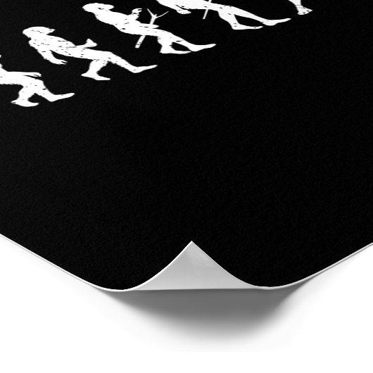 Poster Lacrosse Evolution - Lacrosse Player Evolution (Coin)