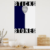 Poster Lacrosse Goalie (Cuisine)