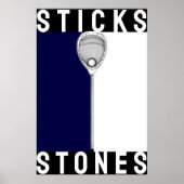 Poster Lacrosse Goalie (Devant)