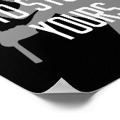 Poster Lacrosse Goalie - Mon but est de vous arrêter (Coin)