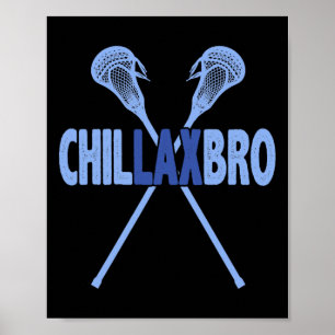 Poster Lacrosse Joueur Amour Amoureux Lax Bro Hommes Garç