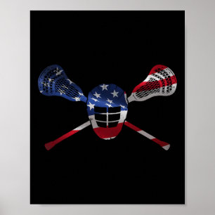 Poster Lacrosse Joueur Et Entraîneur Relax Bro Lax Lover