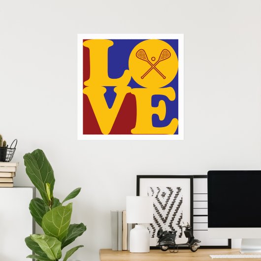 Poster Lacrosse Love (Bureau à domicile)