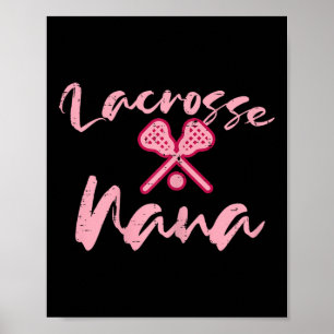 Poster Lacrosse Nana Cute Maman Grand-mère Sports Grand-m