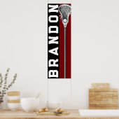 Poster Lacrosse Personnalisé (Cuisine)