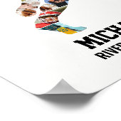 Poster Lacrosse Player Custom Sports Photo Collage (Coin)