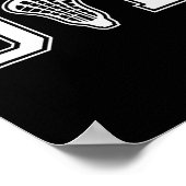 Poster Lacrosse Pour Papa Avec Lessix Stick Head Cadeau (Coin)