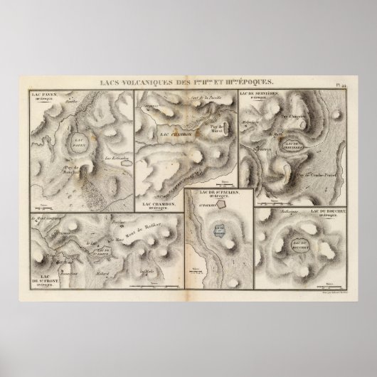 Poster Lacs (Devant)