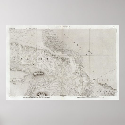 Poster Lacs Amers, Égypte (Devant)