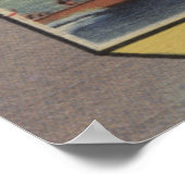 Poster Lacs de Détroit, Minnesota - Scènes à grandes lett (Coin)