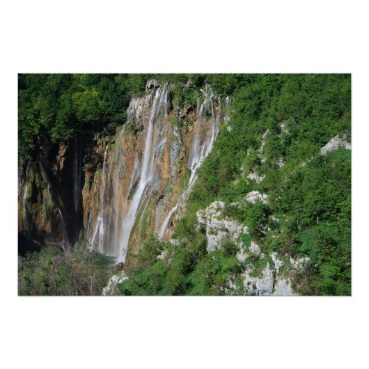 Poster Lacs de Plitvice Croatie (Devant)
