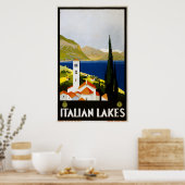 Poster Lacs italiens (Cuisine)