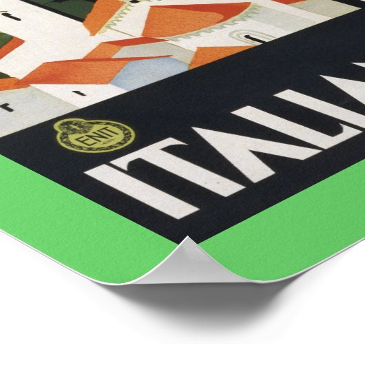 Poster Lacs italiens (Coin)