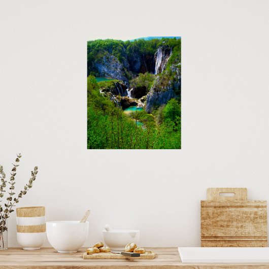 Poster Lacs Plitvice (Cuisine)
