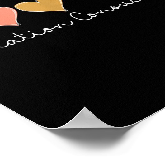 Poster Lactation Consultant Leopard Heart, Valentine's Da (Coin)