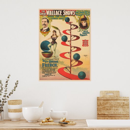 Poster L'Acte De M'lle Norada Français (Cuisine)