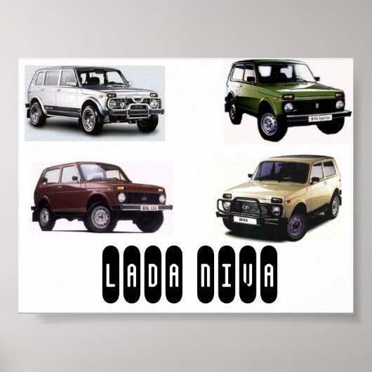 Poster lada niva 2 (Devant)