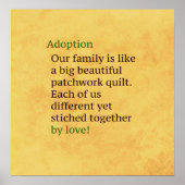 Poster L'adoption est une approche (Devant)