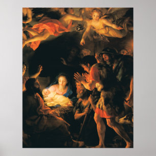 Poster L'adoration des bergers