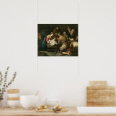Poster L'adoration des bergers, c.1650 (Cuisine)