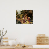 Poster L'Adoration des Bergers, Giorgione (Cuisine)