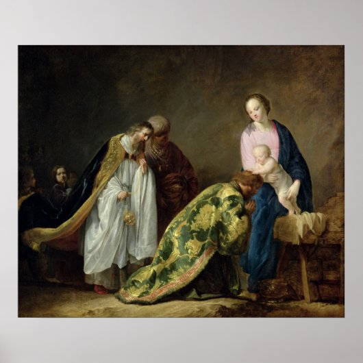 Poster L'Adoration des Mages, 1638 (Devant)