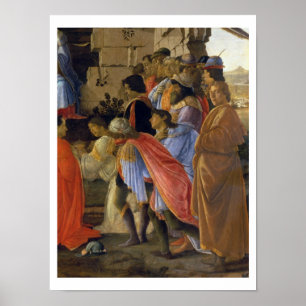 Poster L'Adoration des Mages, détail de la représentation