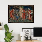 Poster L'Adoration des Mages (par Edward Burne-Jones) (Bureau à domicile)