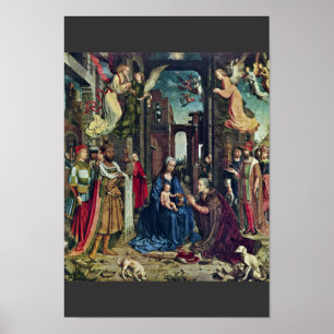 Poster L'adoration des Rois avant janvier Gossaert (le