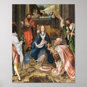 Poster L'Adoration des Vacances Magi-jésus