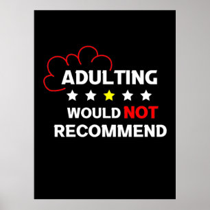 Poster L'Adulte Ne Recommande Pas