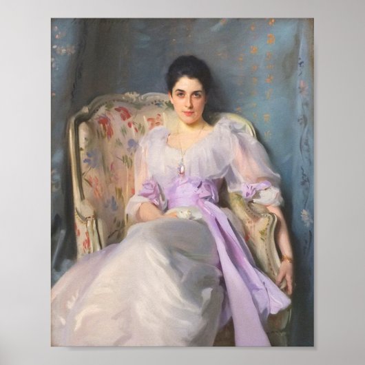 Poster Lady Agnew de Lochnaw Peinture John Singer Sargent (Devant)