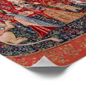 Poster Lady and Unicorn Medieval Tapestry Smell (Coin)