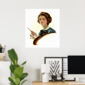 Poster Lady Artist (Bureau à domicile)