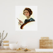 Poster Lady Artist (Cuisine)