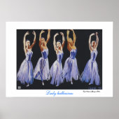Poster Lady ballerinas (Devant)