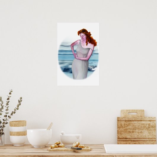 Poster Lady Blue (Cuisine)