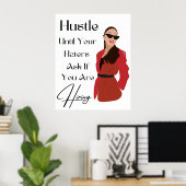 Poster Lady Boss Wall Art, Citations Boss Lady Boss, Moti (Bureau à domicile)