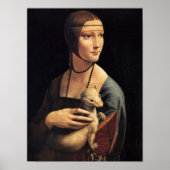 Poster Lady et Ermine (Devant)