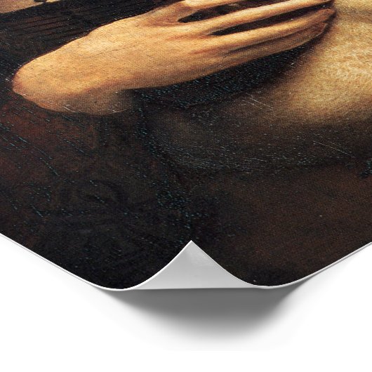 Poster Lady et Ermine (Coin)